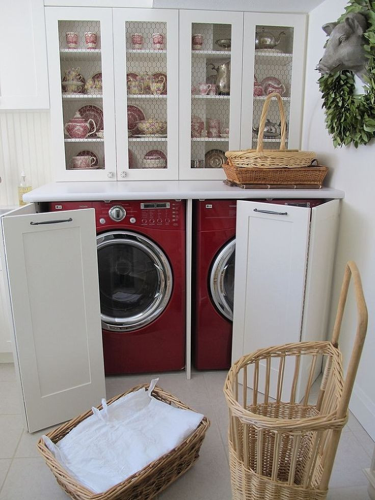 Best ideas about Laundry In Kitchen
. Save or Pin 15 Laundry Spaces That Cleverly Conceal Their Unsightly Now.