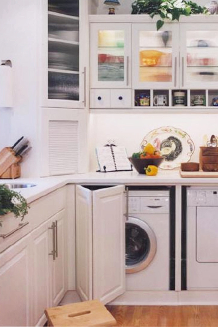 Best ideas about Laundry In Kitchen
. Save or Pin Laundry Nook Ideas We LOVE Involvery Now.