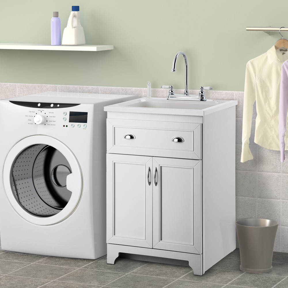 Best ideas about Laundry Room Cabinets Home Depot
. Save or Pin Laundry room cabinet with sink home depot utility sink Now.