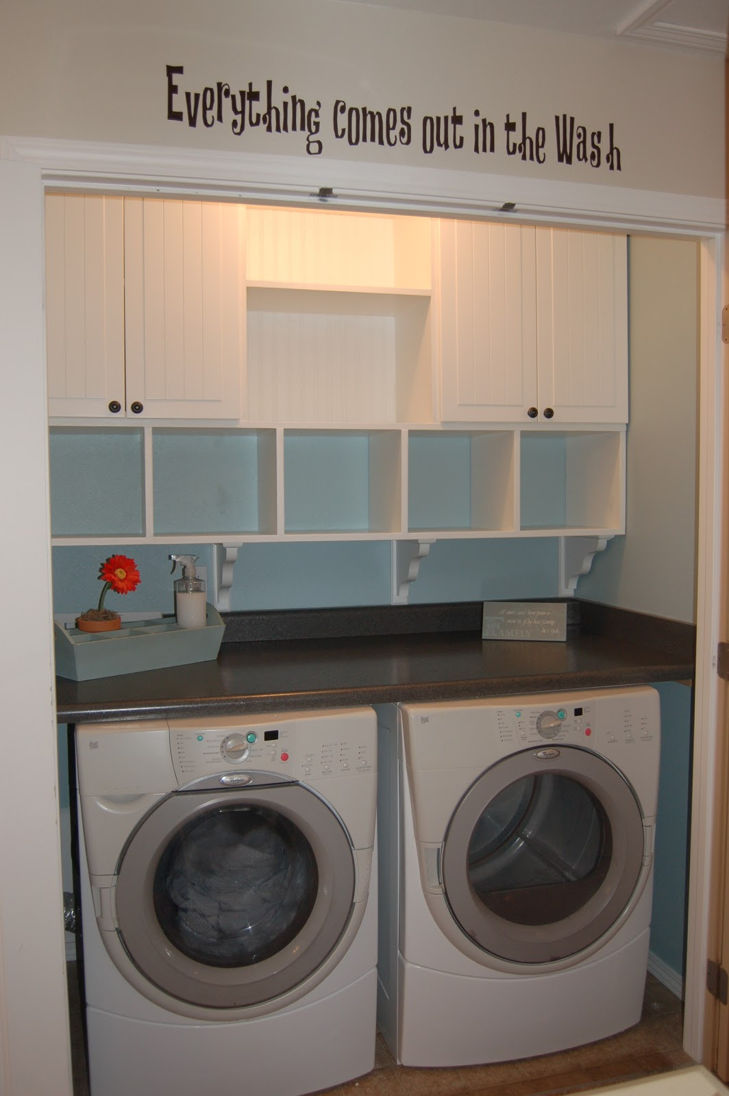 Best ideas about Laundry Room Closet
. Save or Pin The Sparitarian My New Laundry "Room" Now.