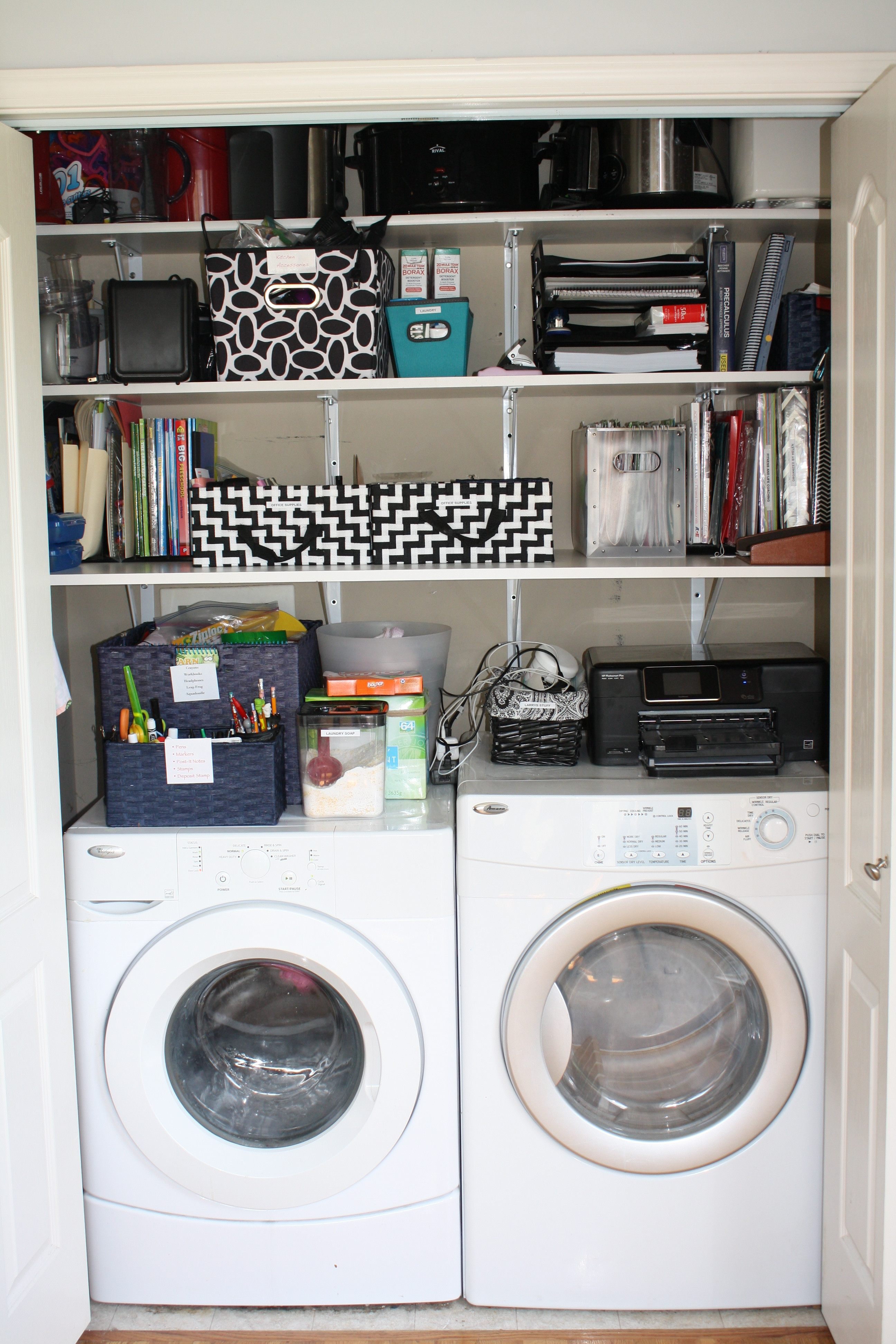 Best ideas about Laundry Room Closet
. Save or Pin Inside a Professional Organizer’s Home The Laundry Closet Now.