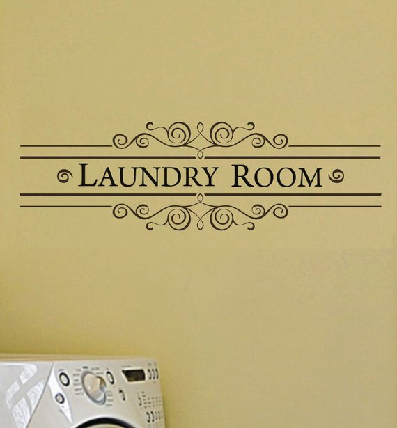 Best ideas about Laundry Room Decals
. Save or Pin Laundry Room Vinyl Wall Decal Vintage Style Wall Decal Wall Now.