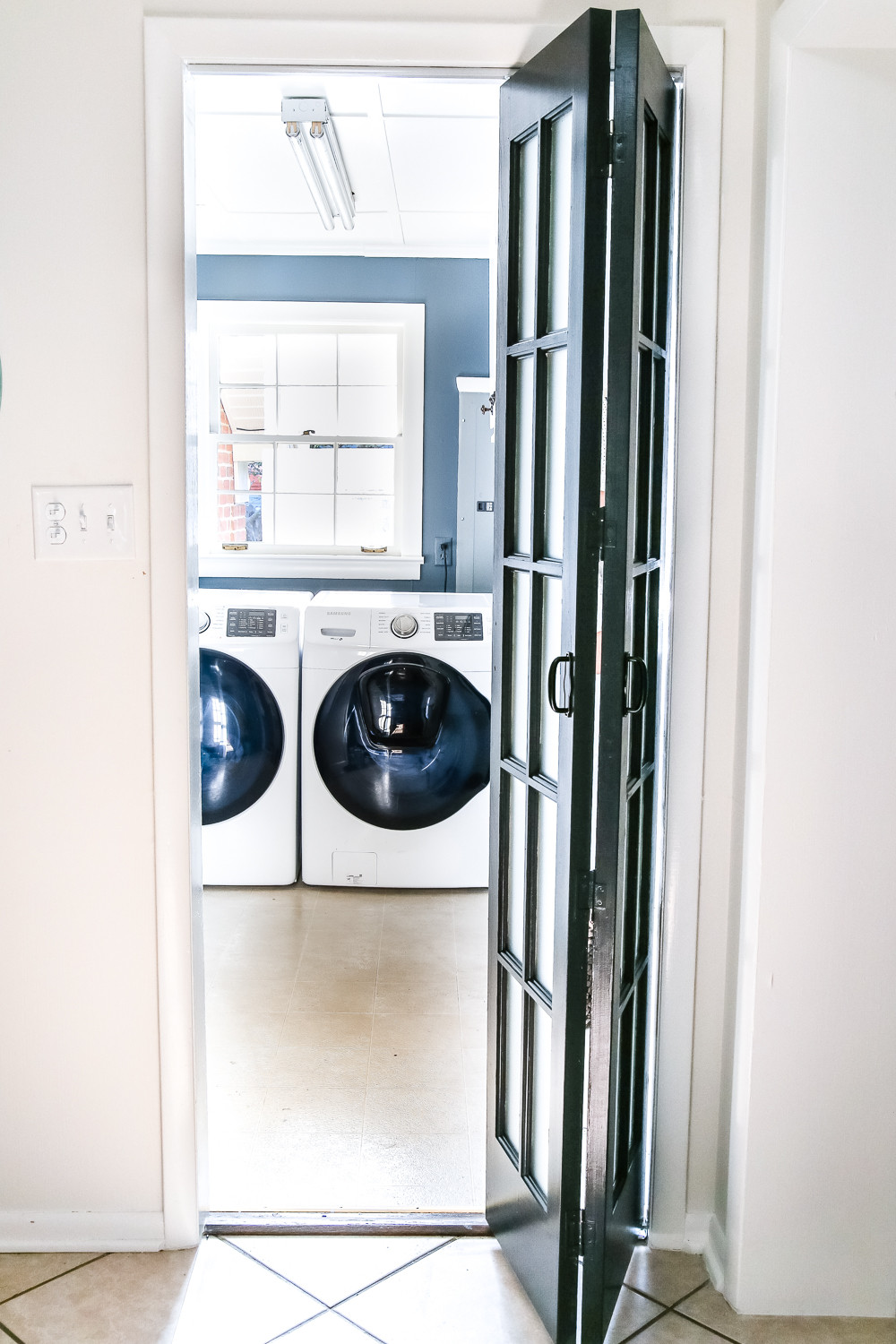 Best ideas about Laundry Room Door
. Save or Pin Laundry Room Updates French Bifold Door Bless er House Now.