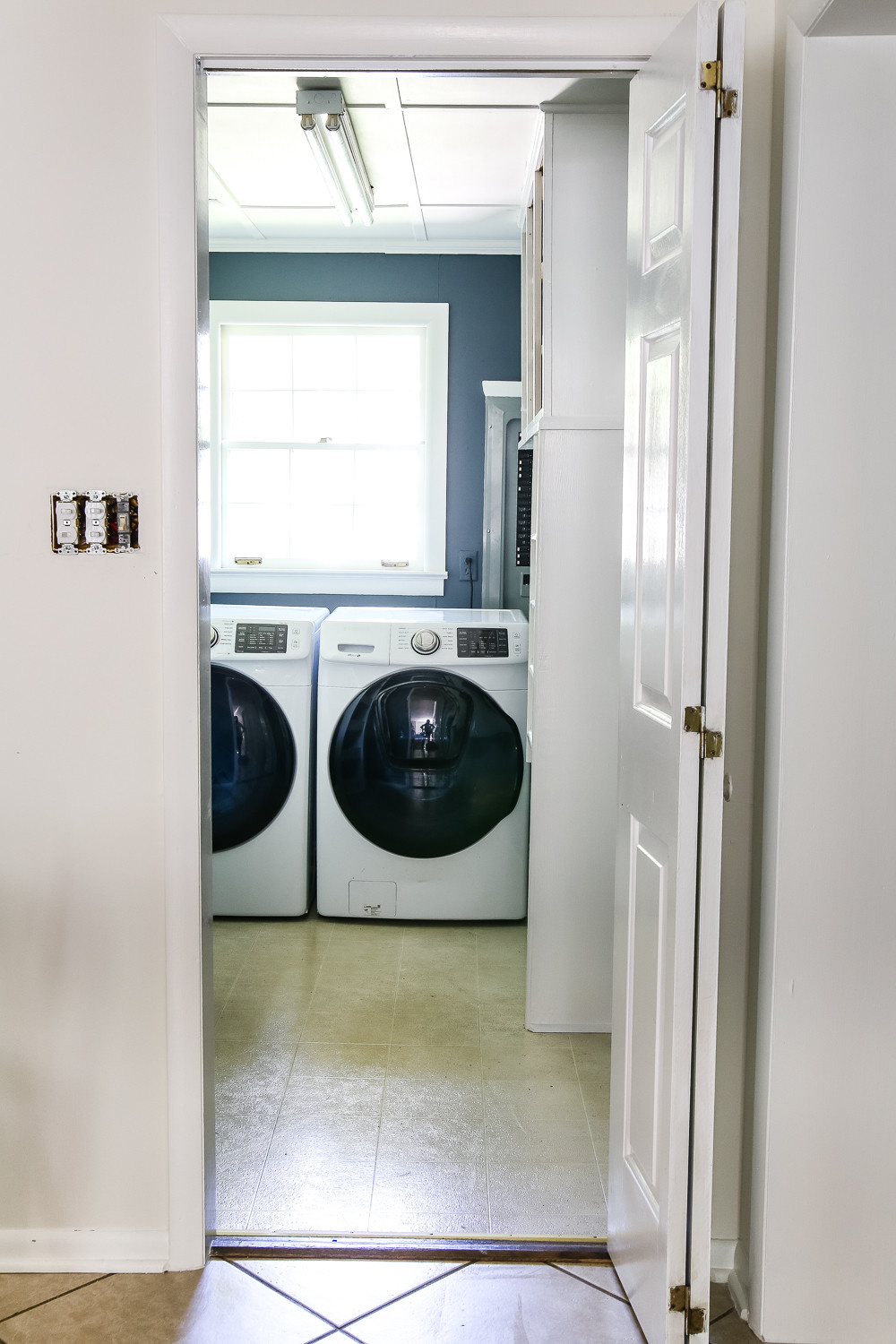 Best ideas about Laundry Room Doors
. Save or Pin Laundry Room Updates French Bifold Door Bless er House Now.