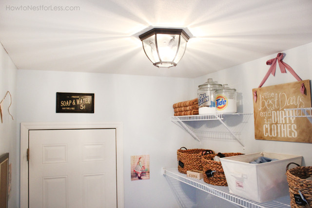 Best ideas about Laundry Room Light Fixtures
. Save or Pin Laundry Room Makeover Reveal How to Nest for Less™ Now.