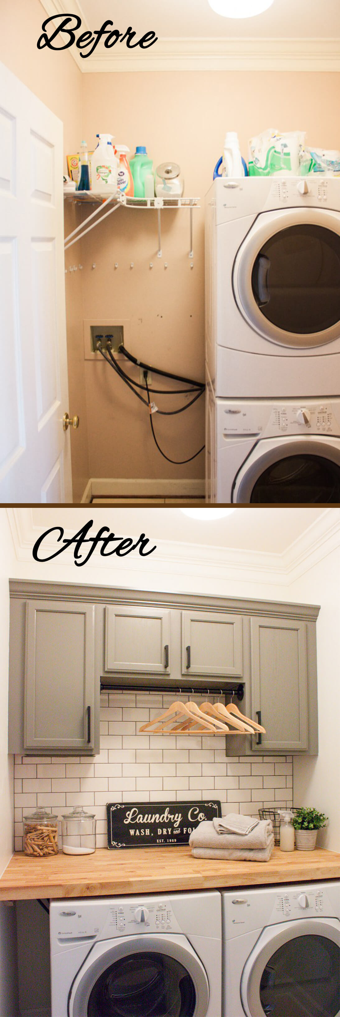 Best ideas about Laundry Room Makeover
. Save or Pin 23 Best Bud Friendly Laundry Room Makeover Ideas and Now.