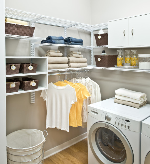 Best ideas about Laundry Room Organizers
. Save or Pin Organized Living freedomRail Laundry Room Traditional Now.