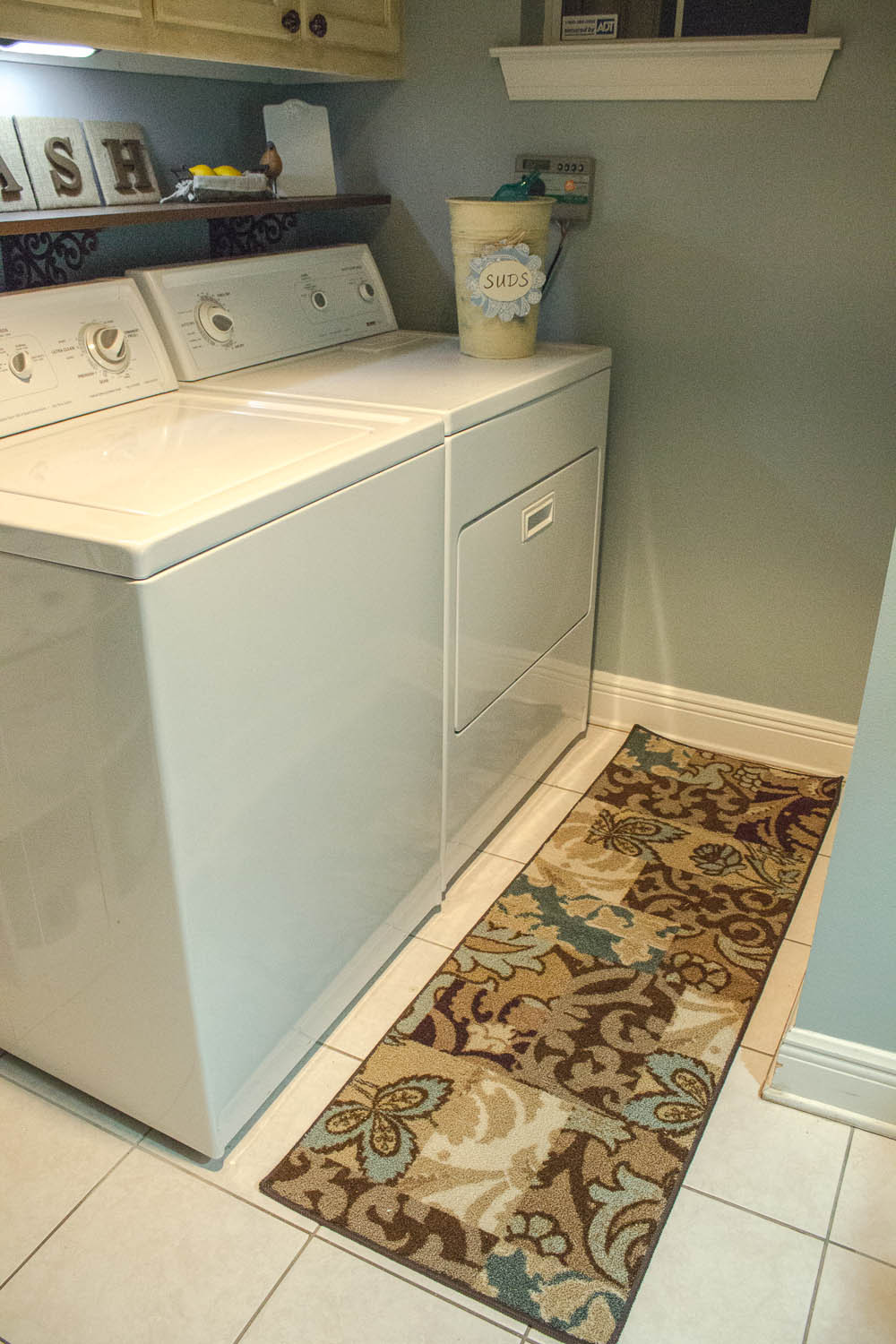 Best ideas about Laundry Room Rug
. Save or Pin O is for Organize Laundry Room Reveal Now.