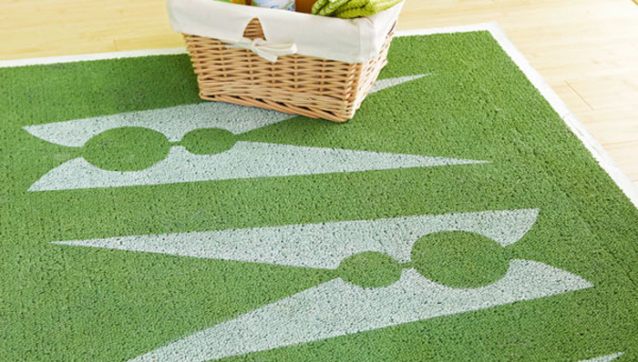 Best ideas about Laundry Room Rug
. Save or Pin Stenciled Laundry Room Rug Now.