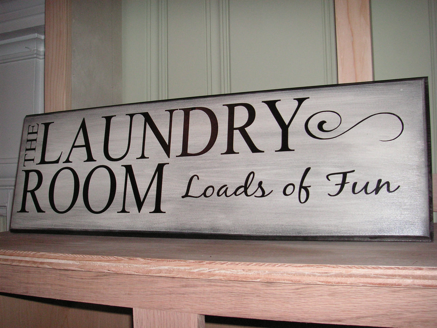 Best ideas about Laundry Room Sign
. Save or Pin The Laundry Room Loads of Fun Sign Now.