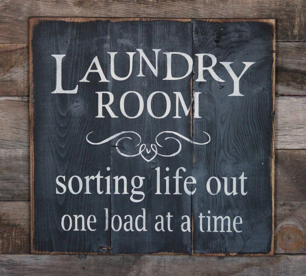 Best ideas about Laundry Room Sign
. Save or Pin Wood Sign Laundry Room Farmhouse Sign Subway Sign Now.