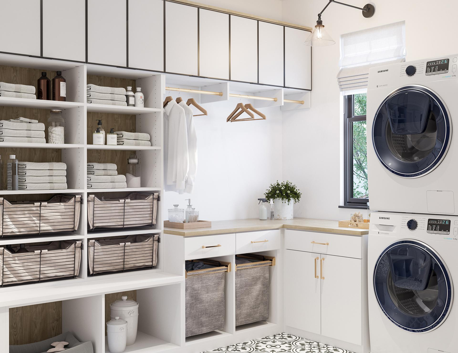 Best ideas about Laundry Room Storage
. Save or Pin Laundry Room Cabinets & Storage Ideas by California Closets Now.