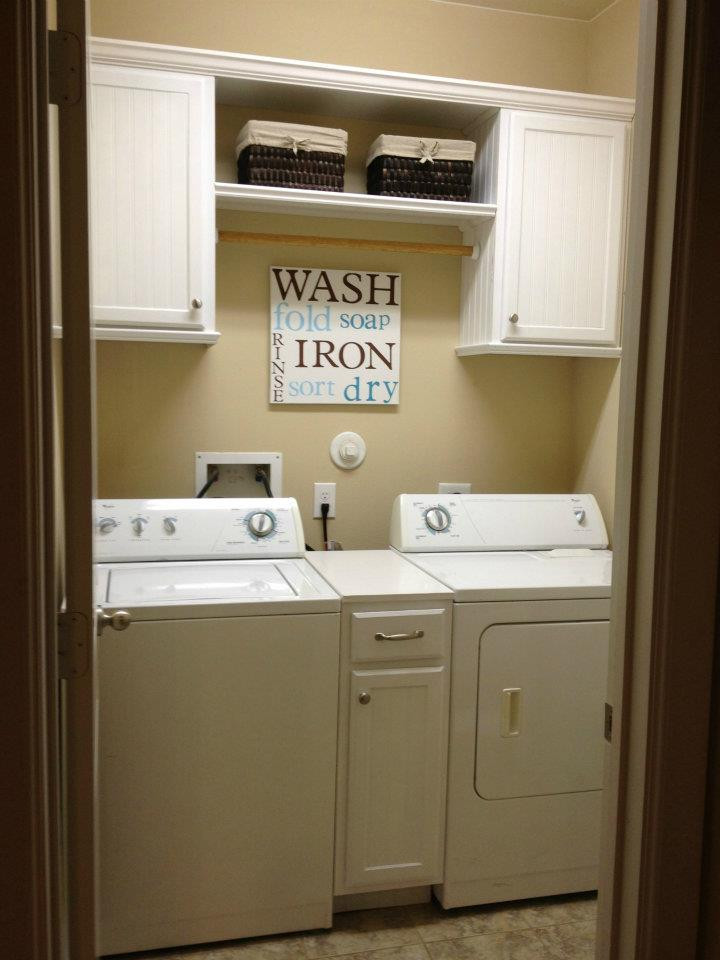 Best ideas about Laundry Room Wall Cabinets
. Save or Pin Walls Under Construction Laundry Room Makeover Now.