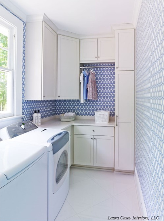 Best ideas about Laundry Room Wallpaper
. Save or Pin Laundry Room Decor Wallpaper Simplified Bee Now.