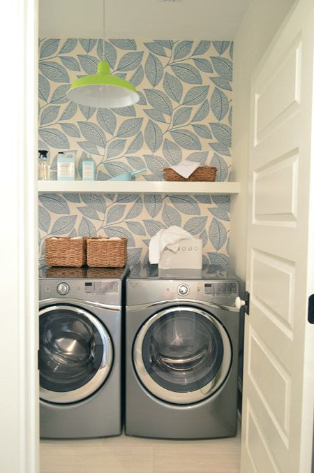 Best ideas about Laundry Room Wallpaper
. Save or Pin 31 Wallpaper Accent Walls That Are Worth Pinning DigsDigs Now.