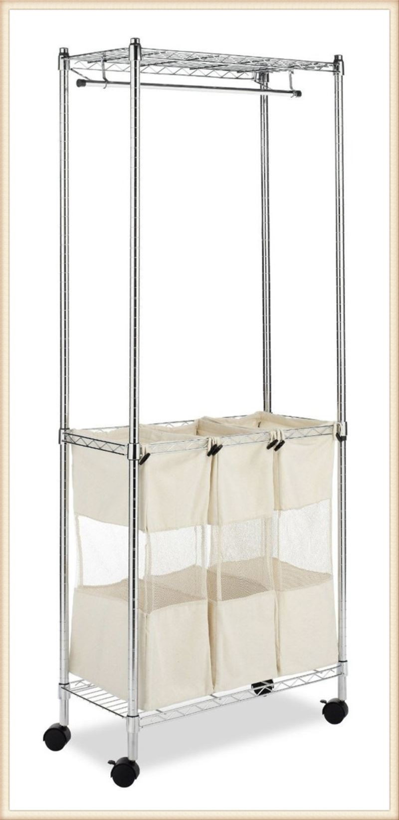 Best ideas about Laundry Storage Cart
. Save or Pin Laundry Clothes Bag Sorter Hamper Storage Laundry Storage Now.