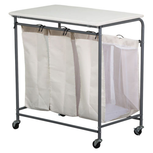 Best ideas about Laundry Storage Cart
. Save or Pin Rolling Storage Triple Laundry Sorter Cart 3 Removable Bag Now.