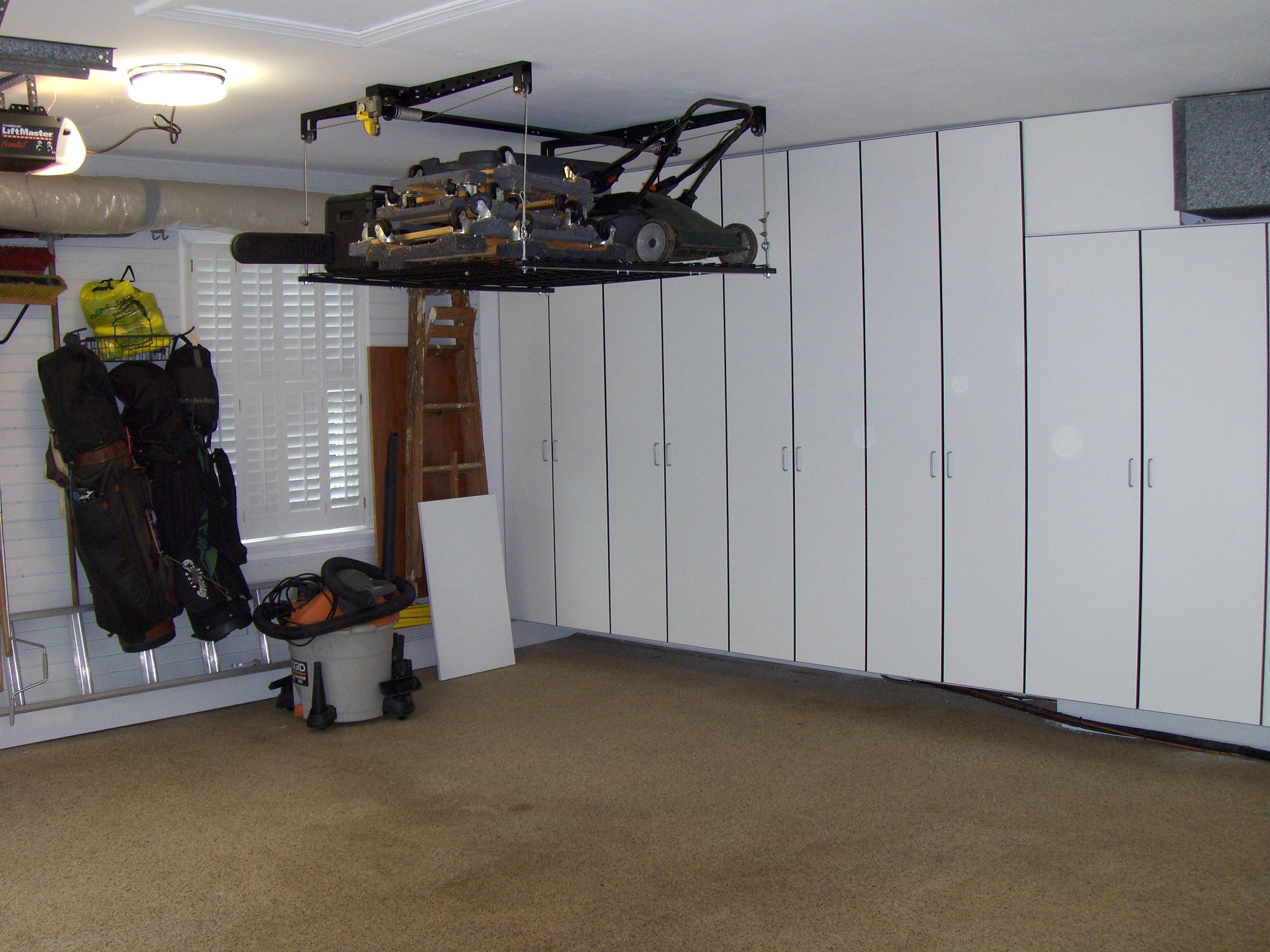 Best ideas about Lawn Mower Garage Storage
. Save or Pin Less than Bike storage shed plan Now.