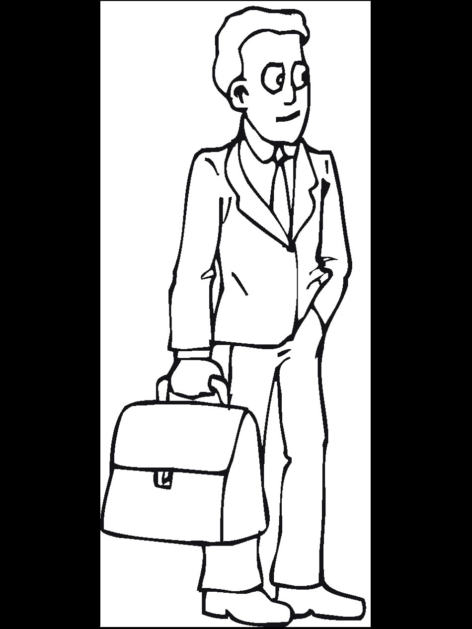 Lawyer Coloring Book
 Labor Day Coloring Page Lawyer PrimaryGames Play Free