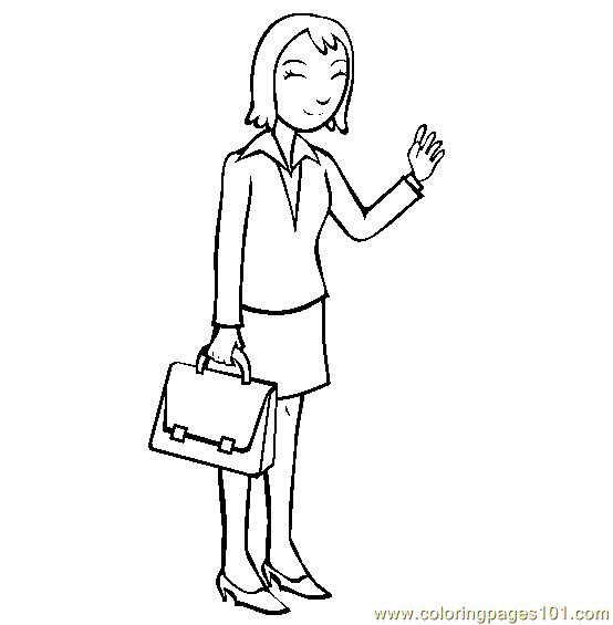 Lawyer Coloring Book
 Lawyer Coloring Page Free Profession Coloring Pages