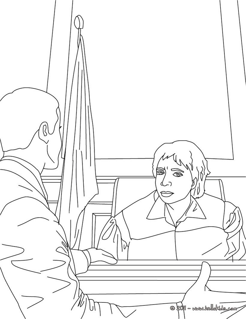 Lawyer Coloring Book
 Attorney and judge coloring pages Hellokids