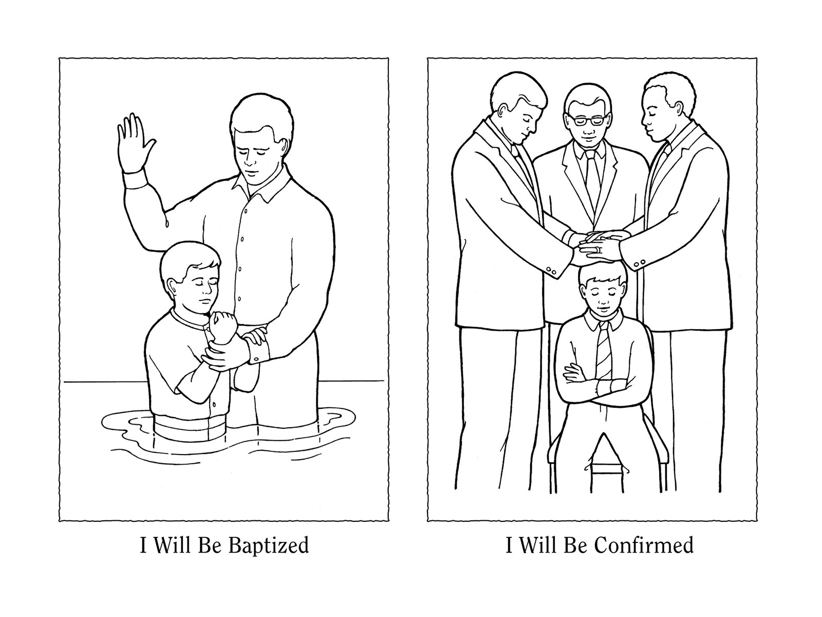 Lds Baptism Coloring Pages
 Baptism Coloring Page Lds