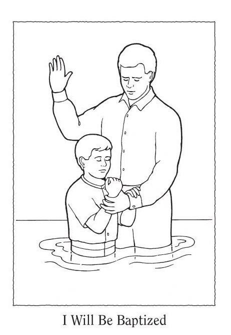 Lds Baptism Coloring Pages
 Happy Clean Living Primary 5 Lesson 12