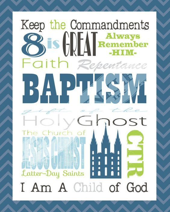 Lds Baptism Gift Ideas For Boys
 137 best images about Baptism on Pinterest