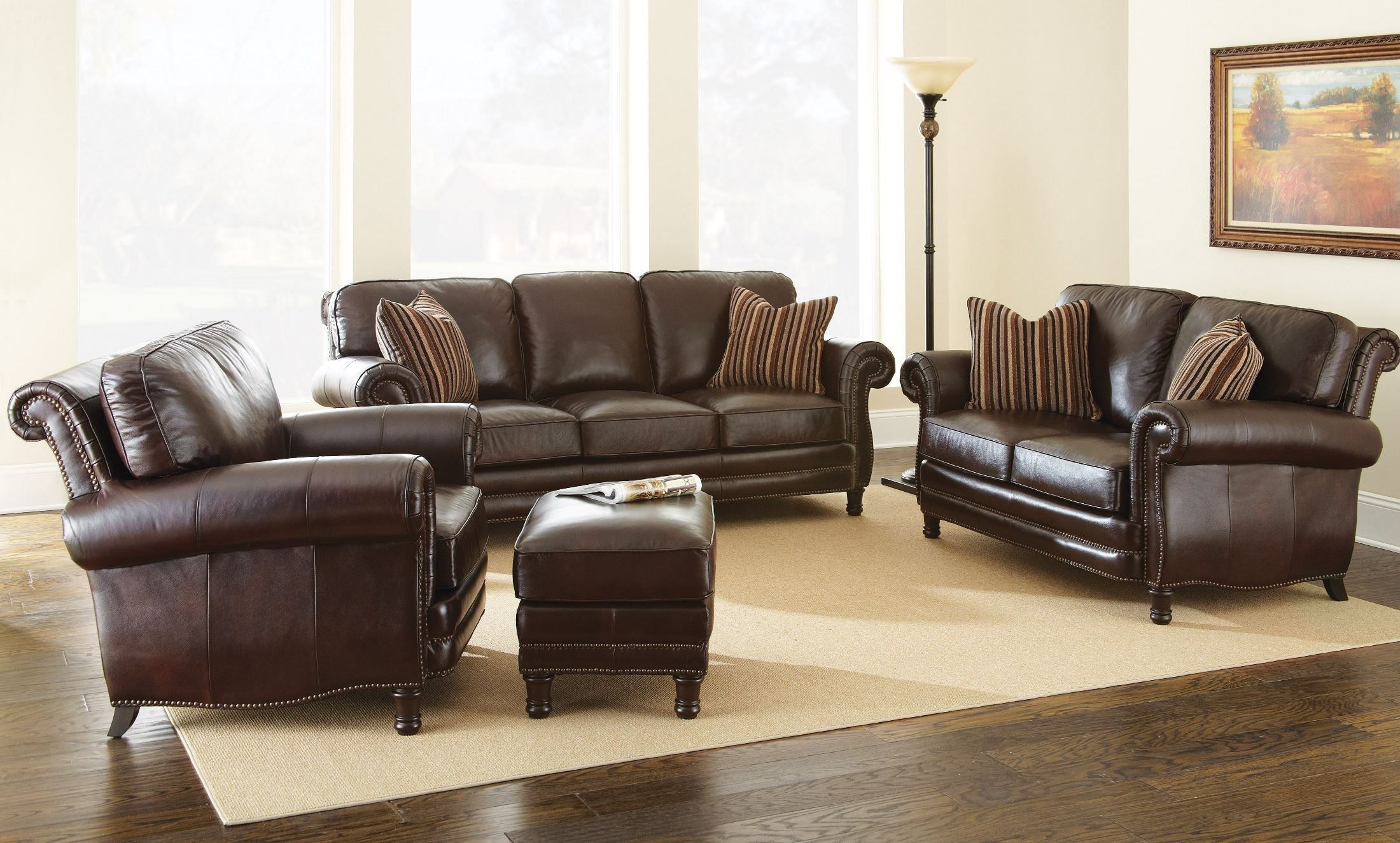 Best ideas about Leather Living Room Sets
. Save or Pin Chateau Top Grain Leather Living Room Set CH860S Steve Now.