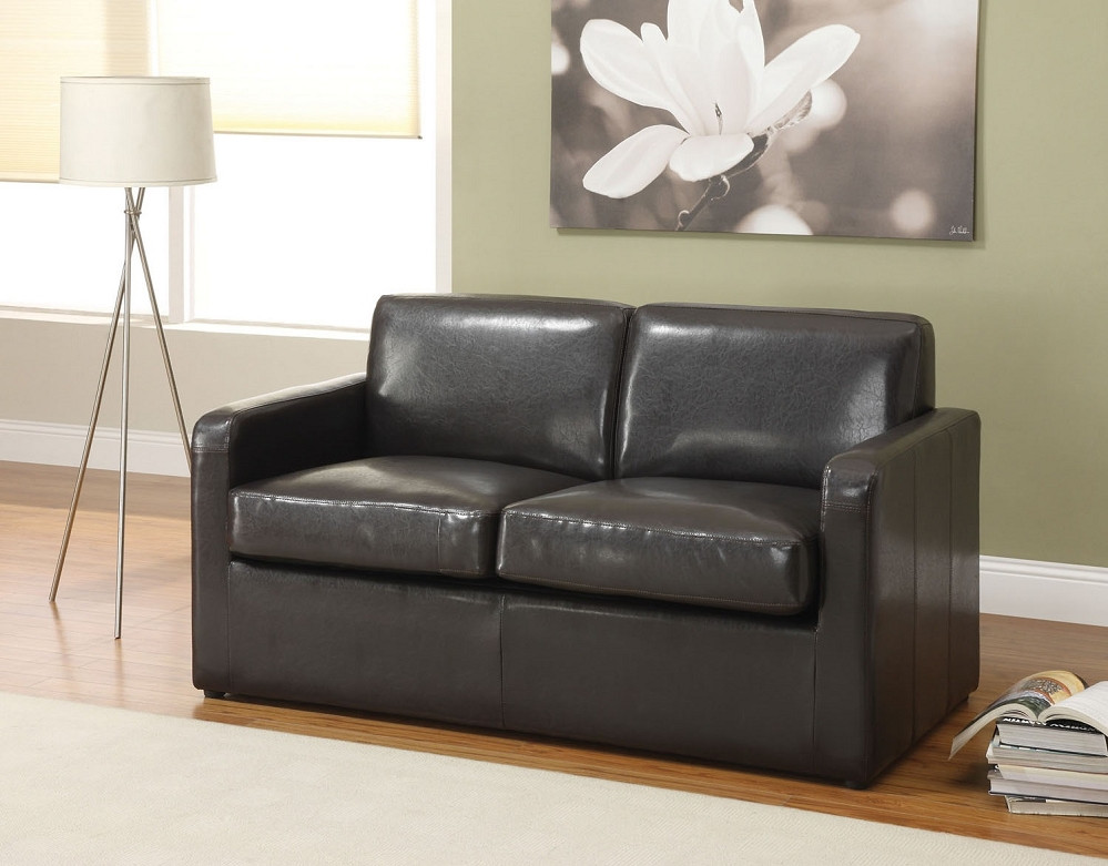 Best ideas about Leather Sectional Sleeper Sofa
. Save or Pin Casby Espresso Pu Leather Sofa Bed Full Sleeper Now.