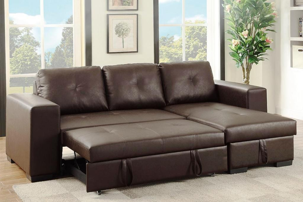 Best ideas about Leather Sectional Sleeper Sofa
. Save or Pin Leather Loveseats For Small Spaces Home Design The e Now.