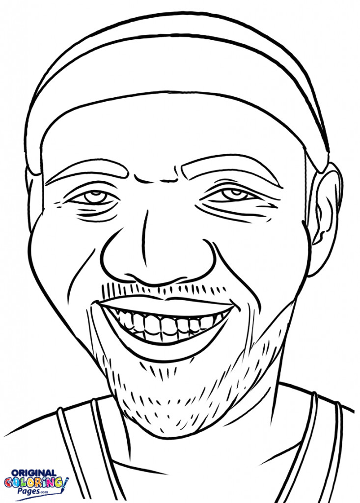 Lebron James Coloring Pages
 Celebrities – Coloring Pages – Original Coloring Pages