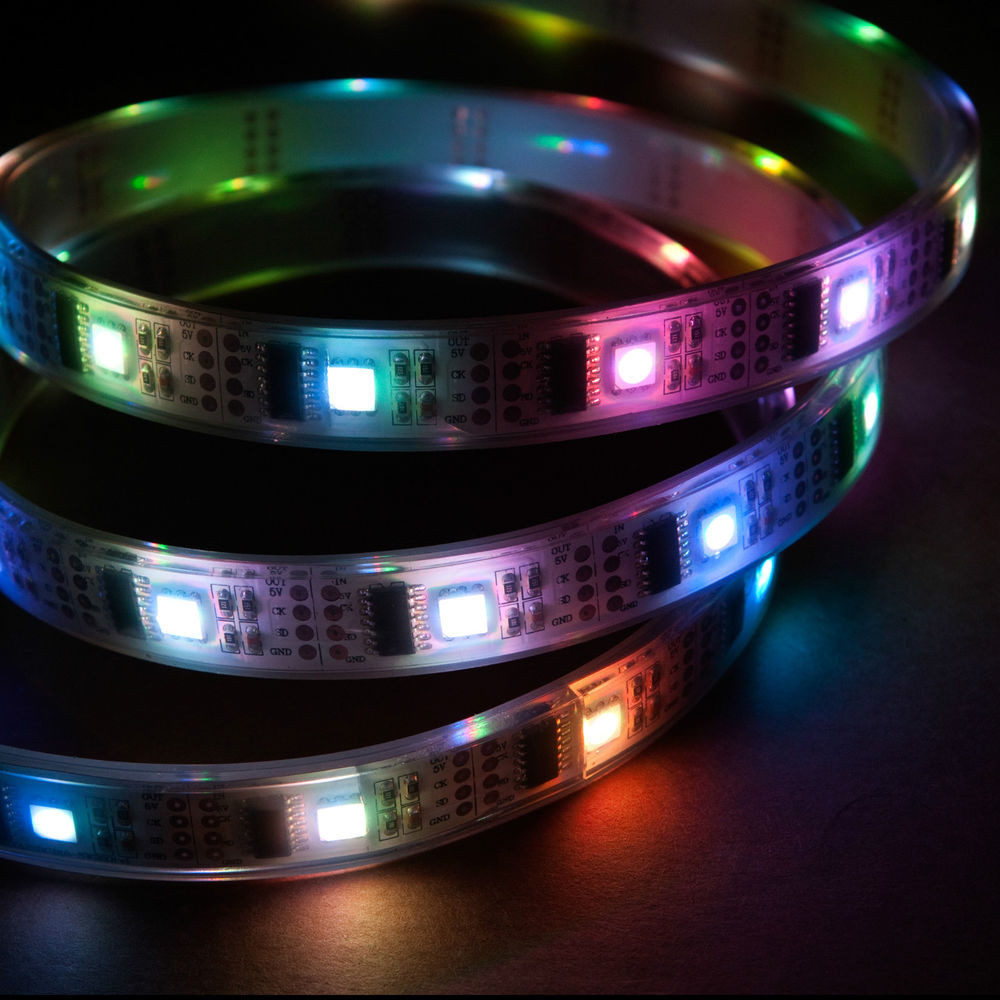 Best ideas about Led Lighting Strips
. Save or Pin 32 LED m 1m RGB LED Light Strip 5V WS2801 IP68 Waterproof Now.