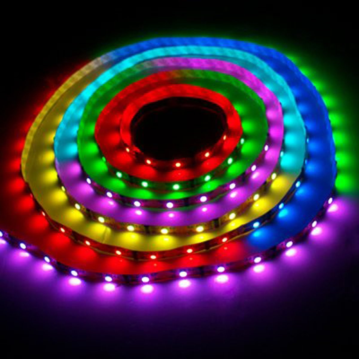 Best ideas about Led Lighting Strips
. Save or Pin JSG Accessories 5M 300 LED s 3528 SMD RED GREEN BLUE RGB Now.