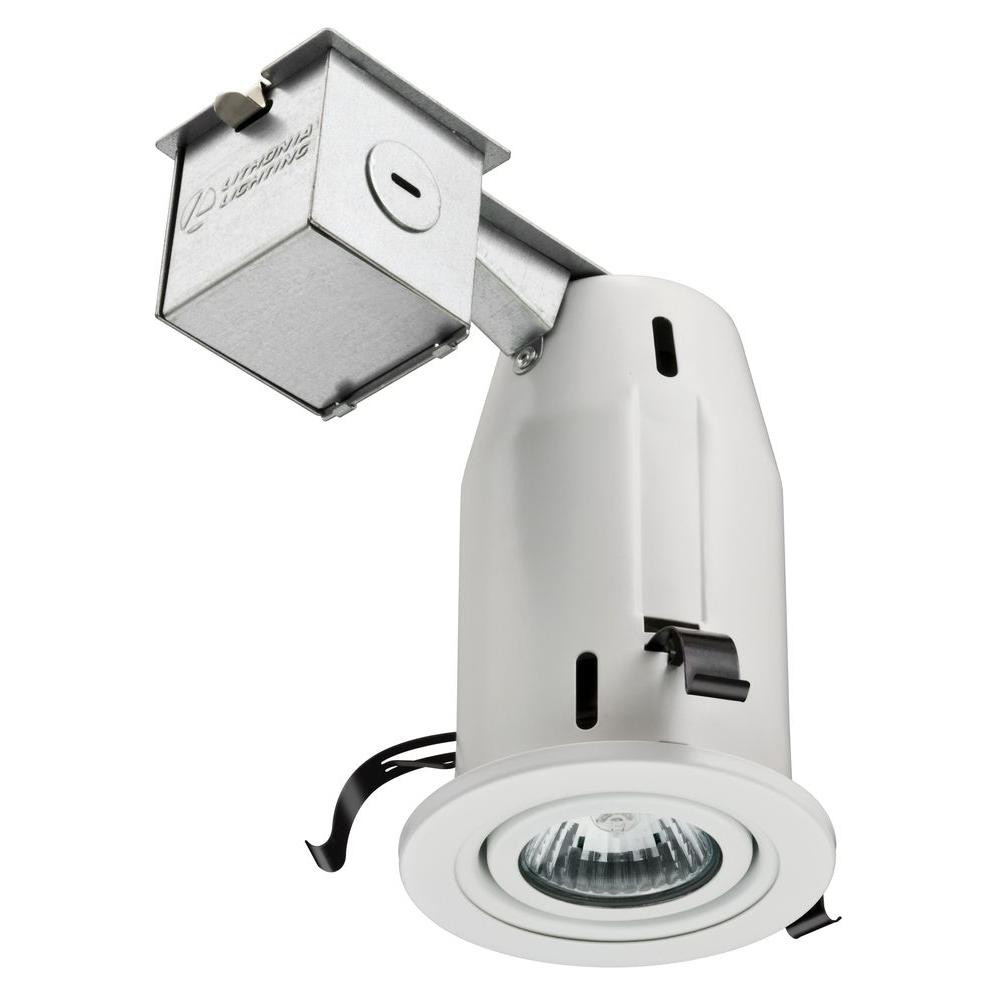 Best ideas about Led Recessed Lighting Kit
. Save or Pin Lithonia Lighting 3 in Matte White Recessed LED Gimbal Now.