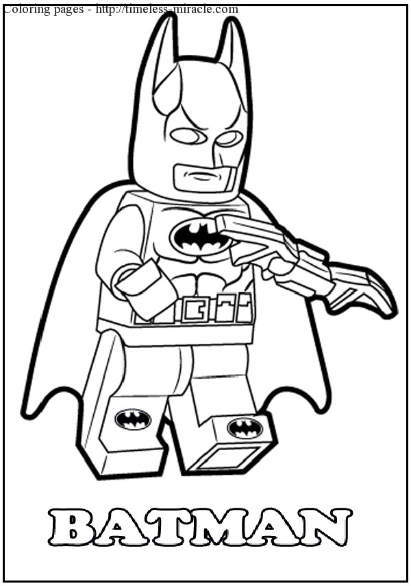 Lego Batman Coloring Sheet
 42 Coloring Page Batman Batman Free Printable Coloring