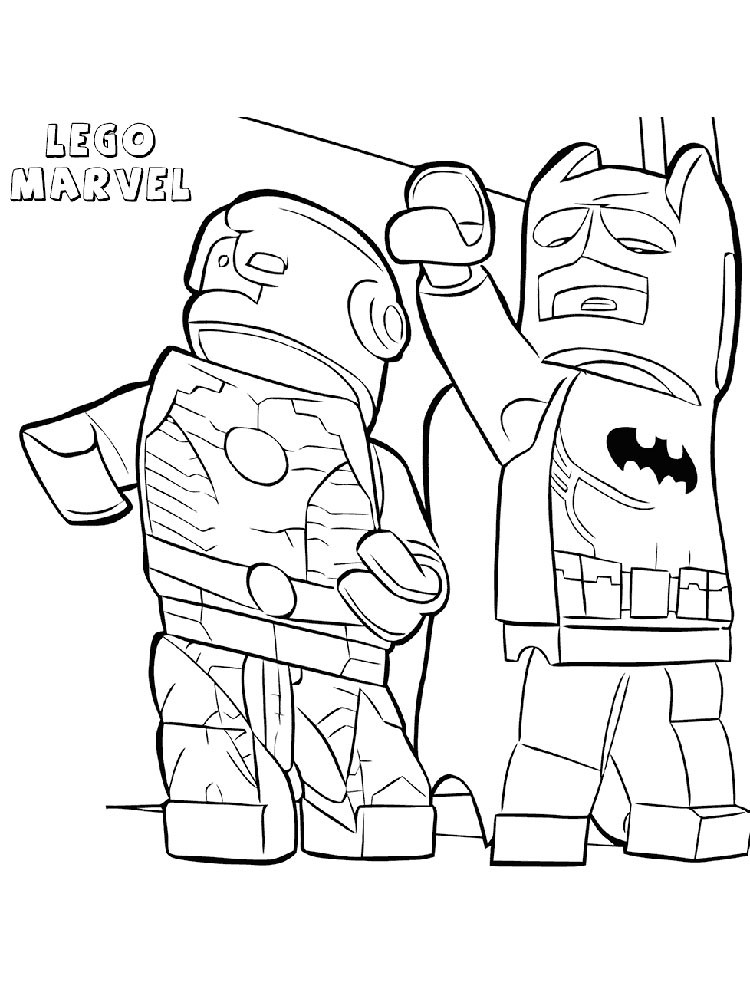 Lego Coloring Pages For Boys
 Lego Marvel coloring pages Free Printable Lego Marvel