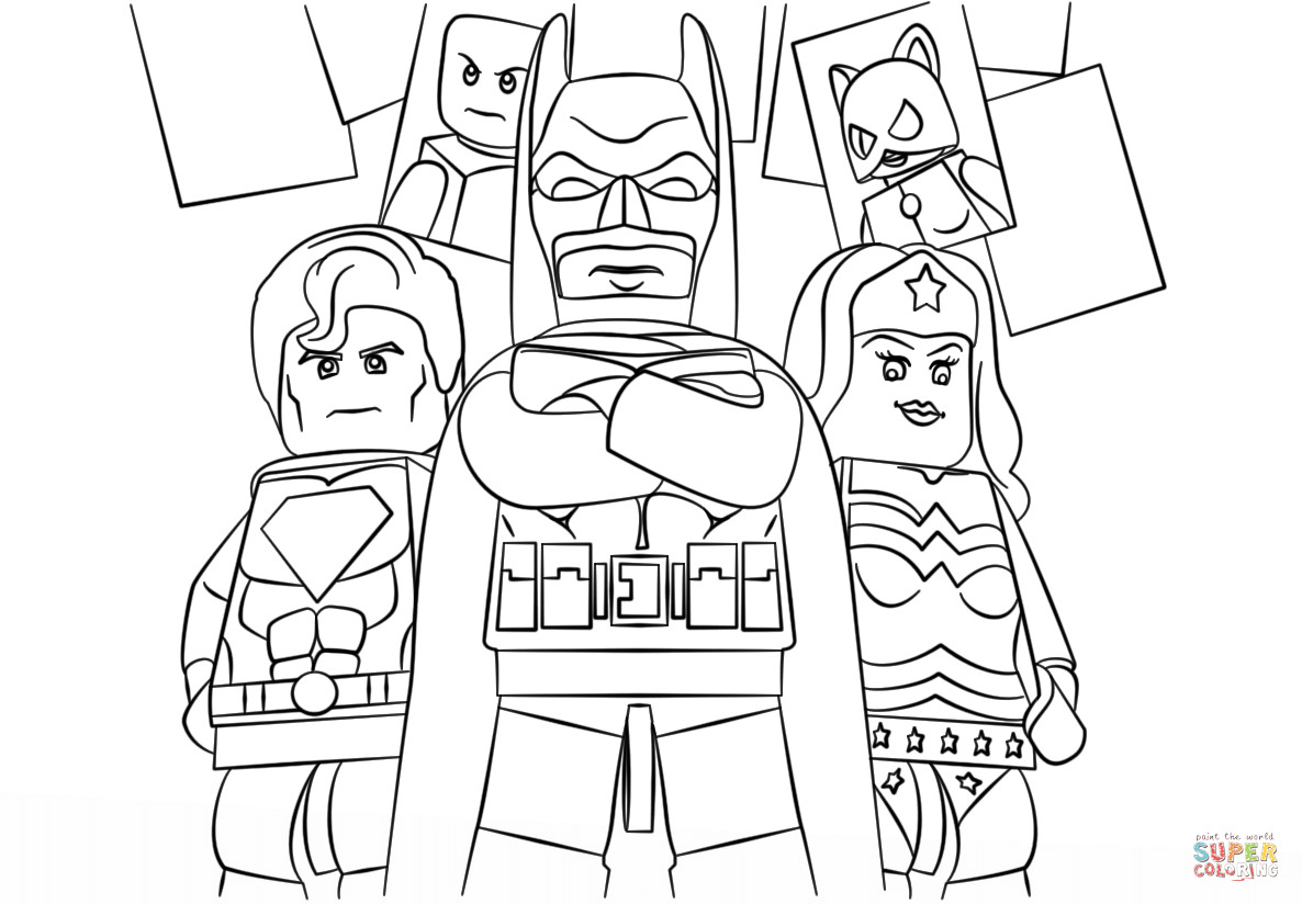 Lego Superhero Coloring Pages
 Lego Super Heroes coloring page