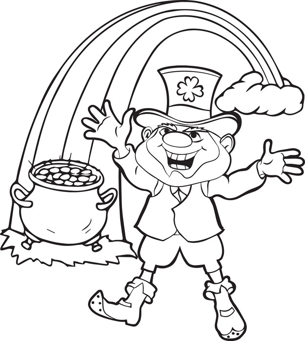 Leprechaun Coloring Pages Free
 Leprechaun Coloring Pages Dr Odd