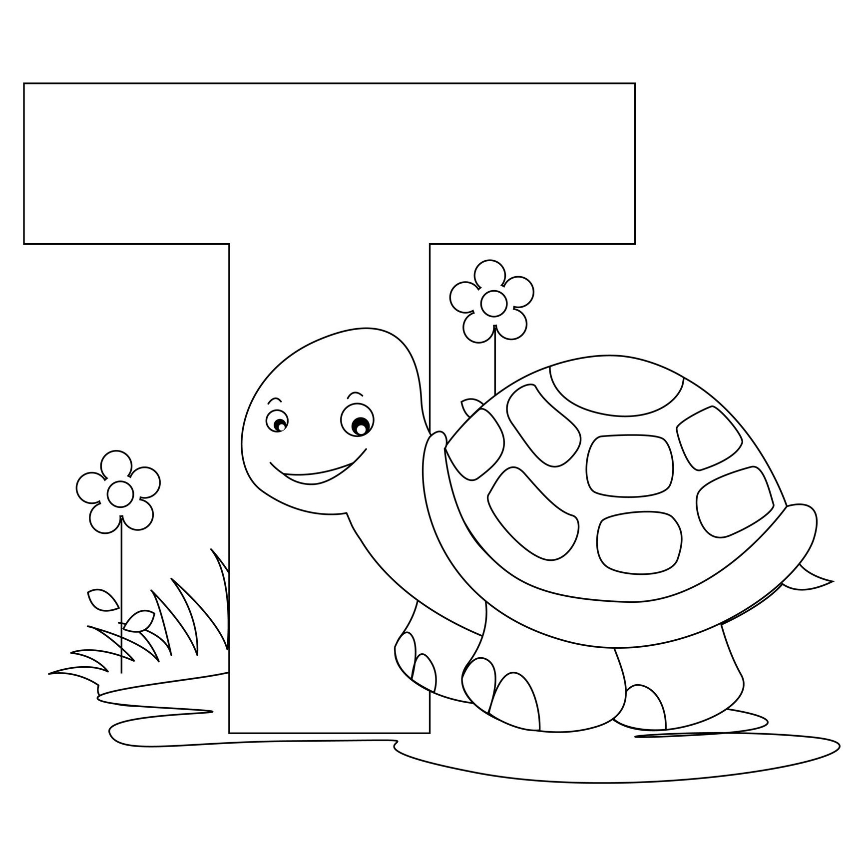 Letter A Coloring Pages For Toddlers
 Free Printable Alphabet Coloring Pages for Kids Best