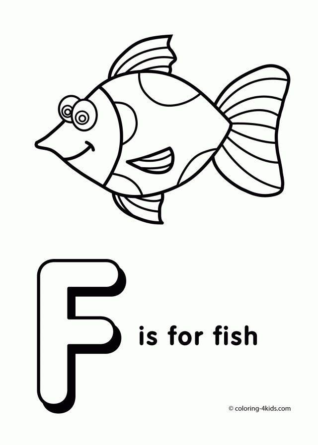 Letter F Preschool Coloring Sheets
 Back To School Coloring Pages For Preschool