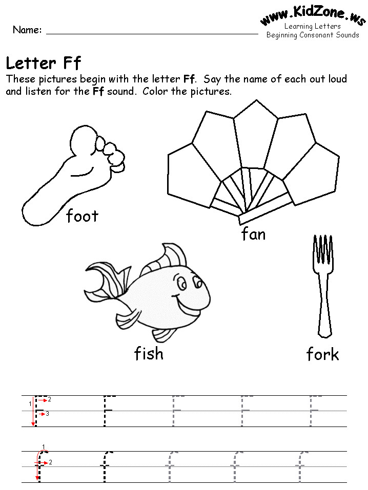 Letter F Preschool Coloring Sheets
 Letter F Coloring Page AZ Coloring Pages