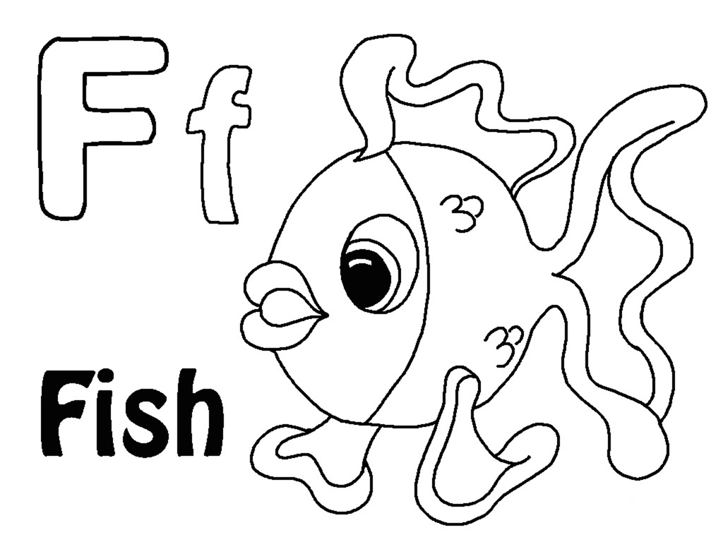Letter F Preschool Coloring Sheets
 Letter F coloring pages to and print for free