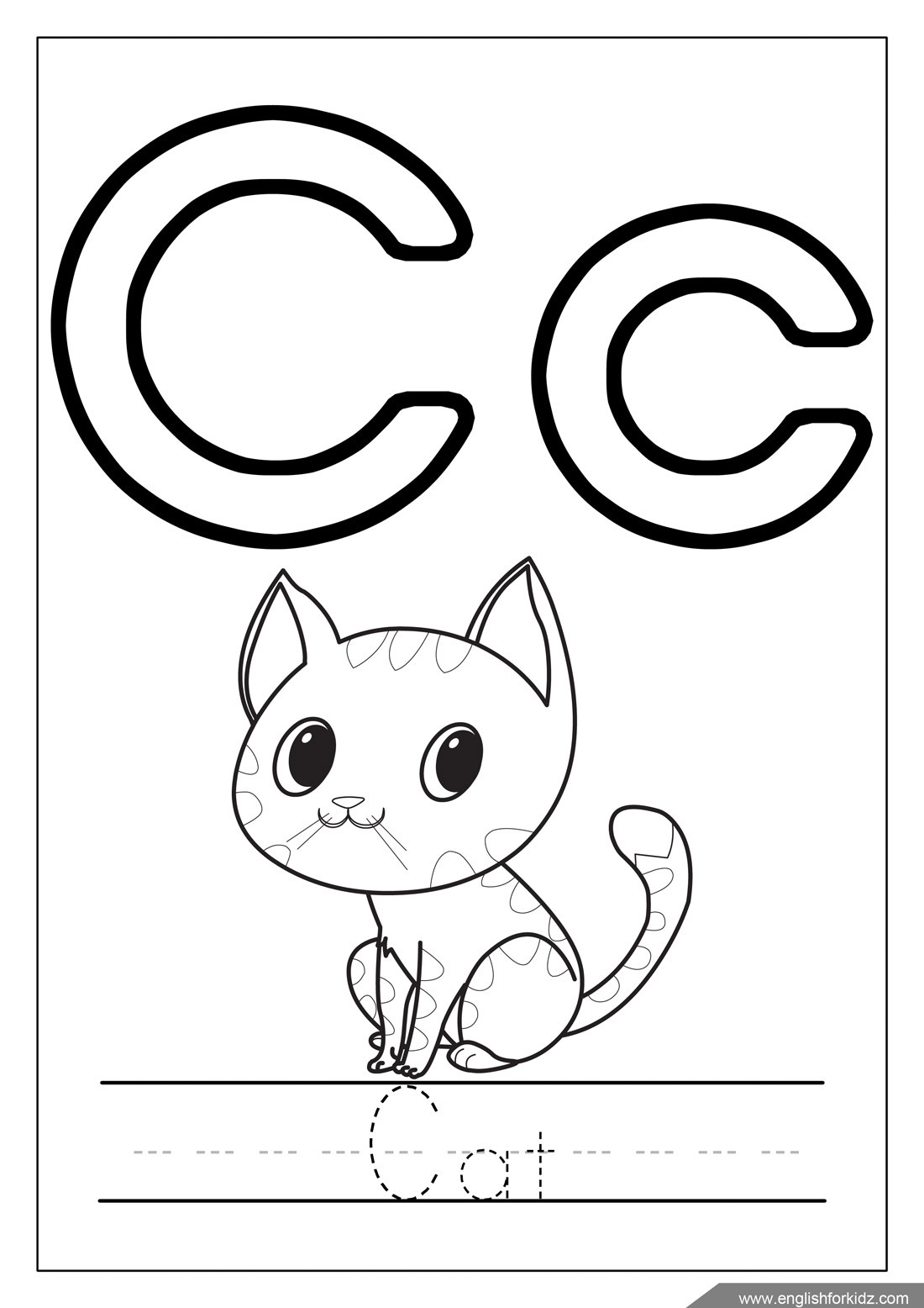 Letter I Coloring Pages
 Printable Alphabet Coloring Pages Letters A J