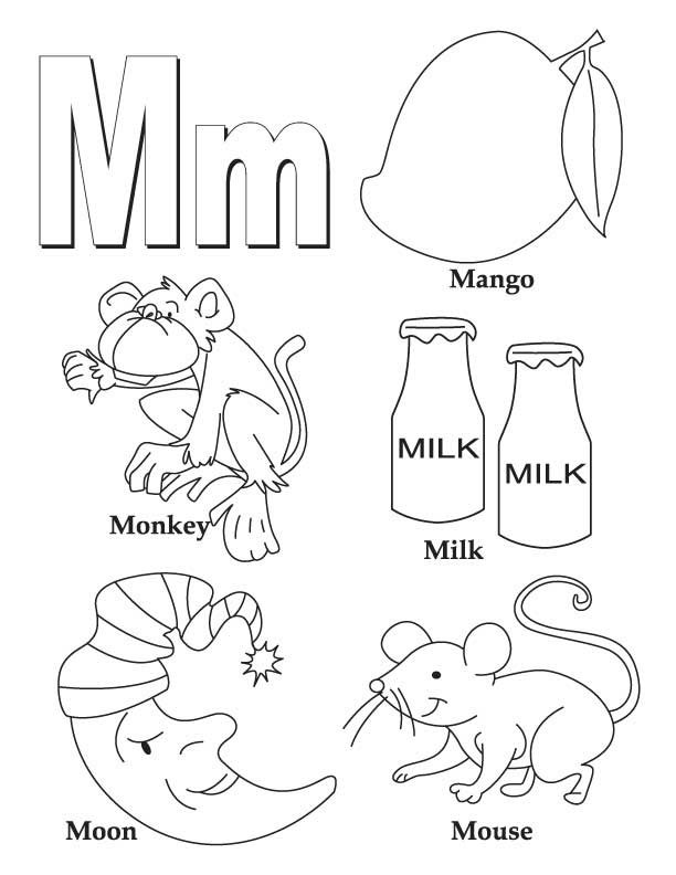 Letter M Coloring Pages
 Letter M Coloring Sheet Coloring Home