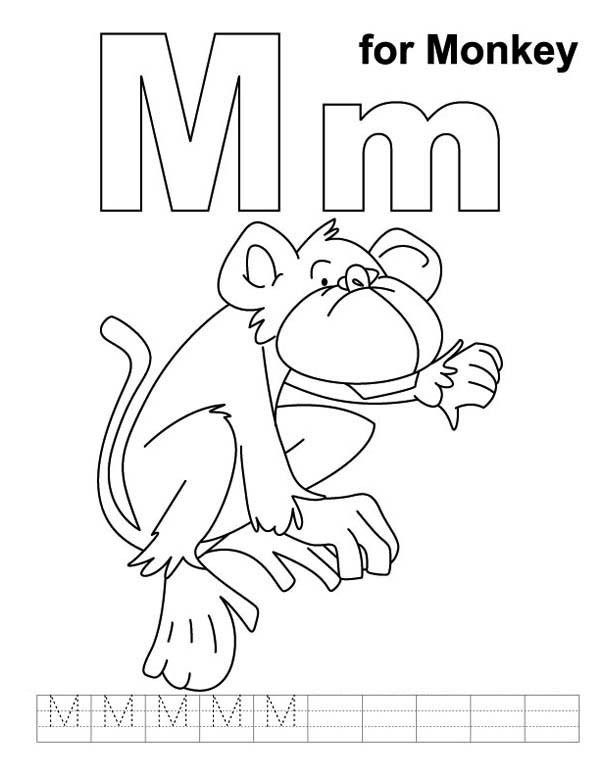 Letter M Coloring Pages
 Letter L Coloring Pages Preschool and Kindergarten