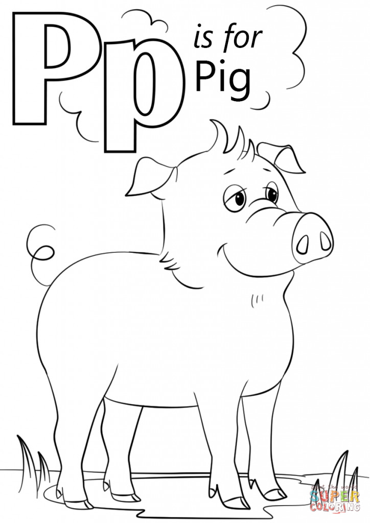 Letter P Preschool Coloring Sheets
 Letter P Coloring Pages Kindergarten