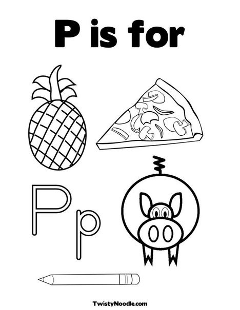 Letter P Preschool Coloring Sheets
 37 best Letters images on Pinterest