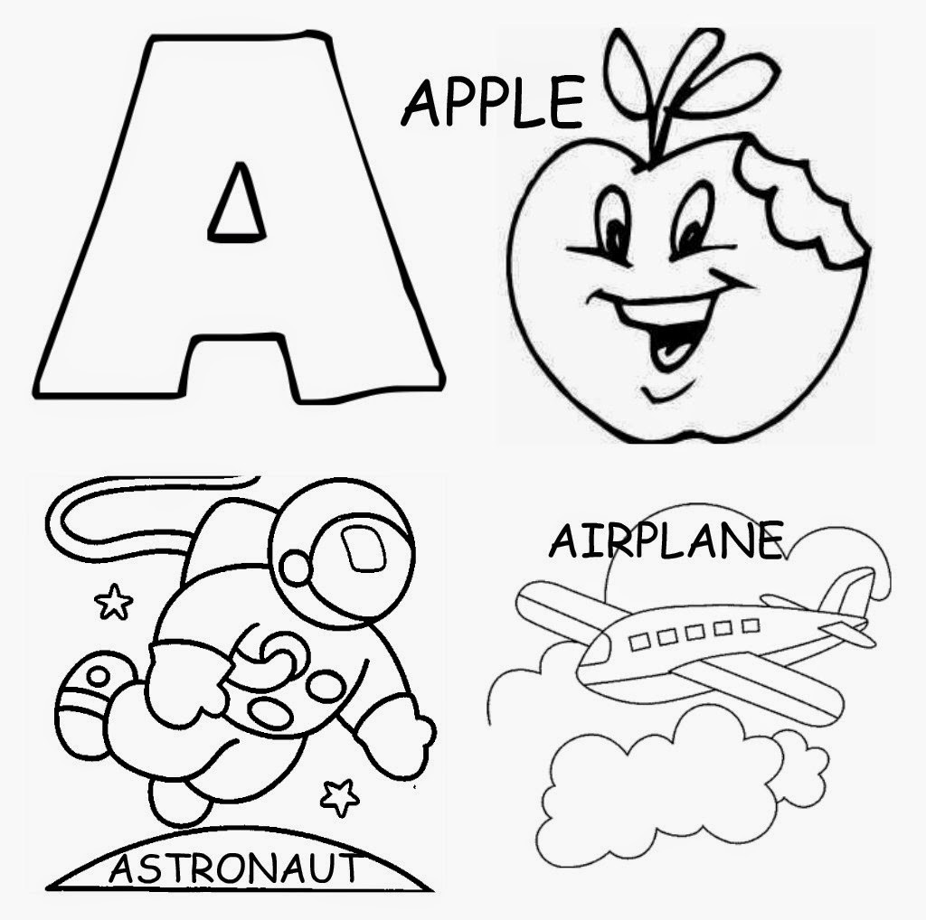Letter Preschool Coloring Sheets
 Letter A Coloring Pages Preschool and Kindergarten