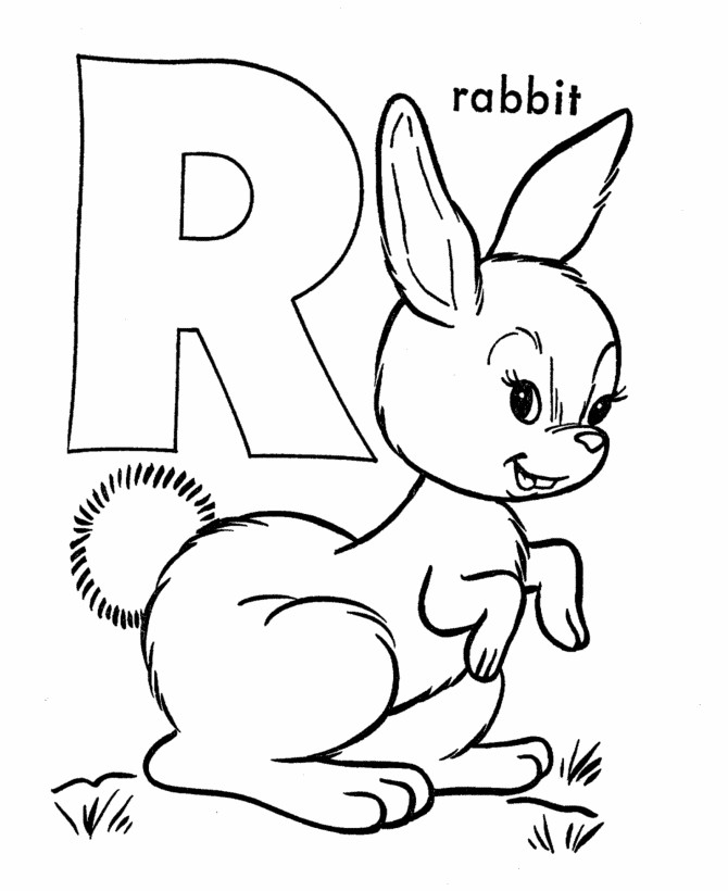 Letter R Coloring Pages
 Letter R Coloring Page AZ Coloring Pages